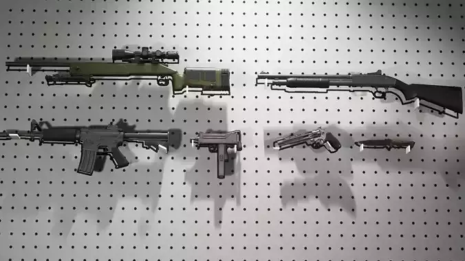 The Arsenal - 6 weapons UE4 pack