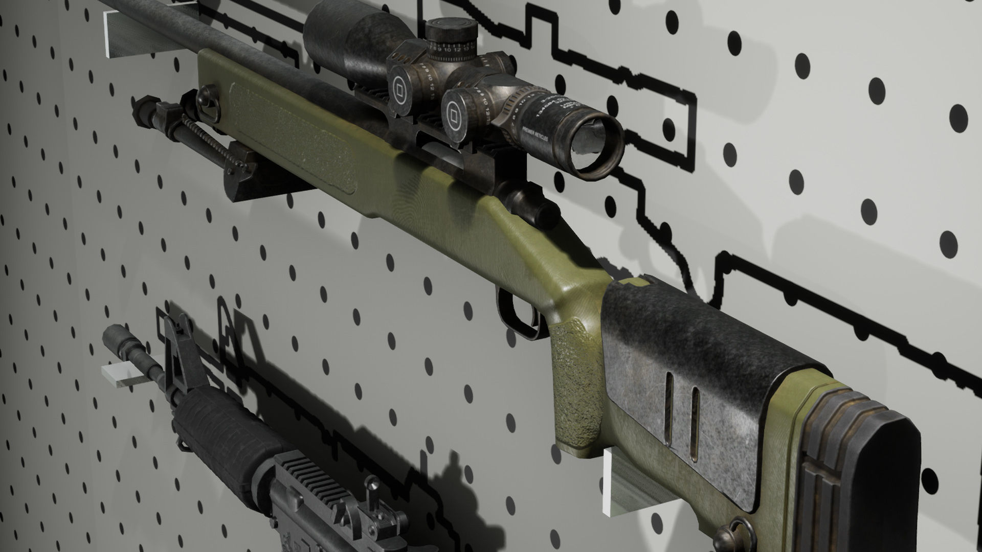 The Arsenal - 6 weapons UE4 pack Low-poly 3D model_12