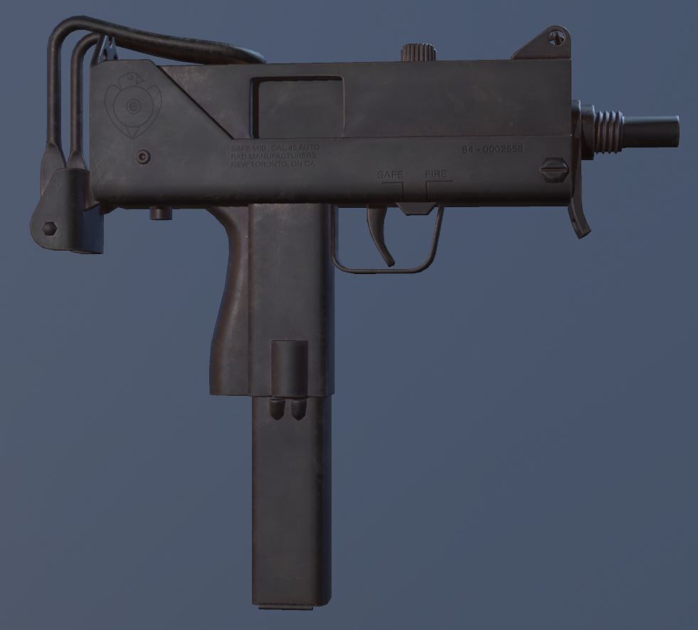 The Arsenal - 6 weapons UE4 pack Low-poly 3D model_32