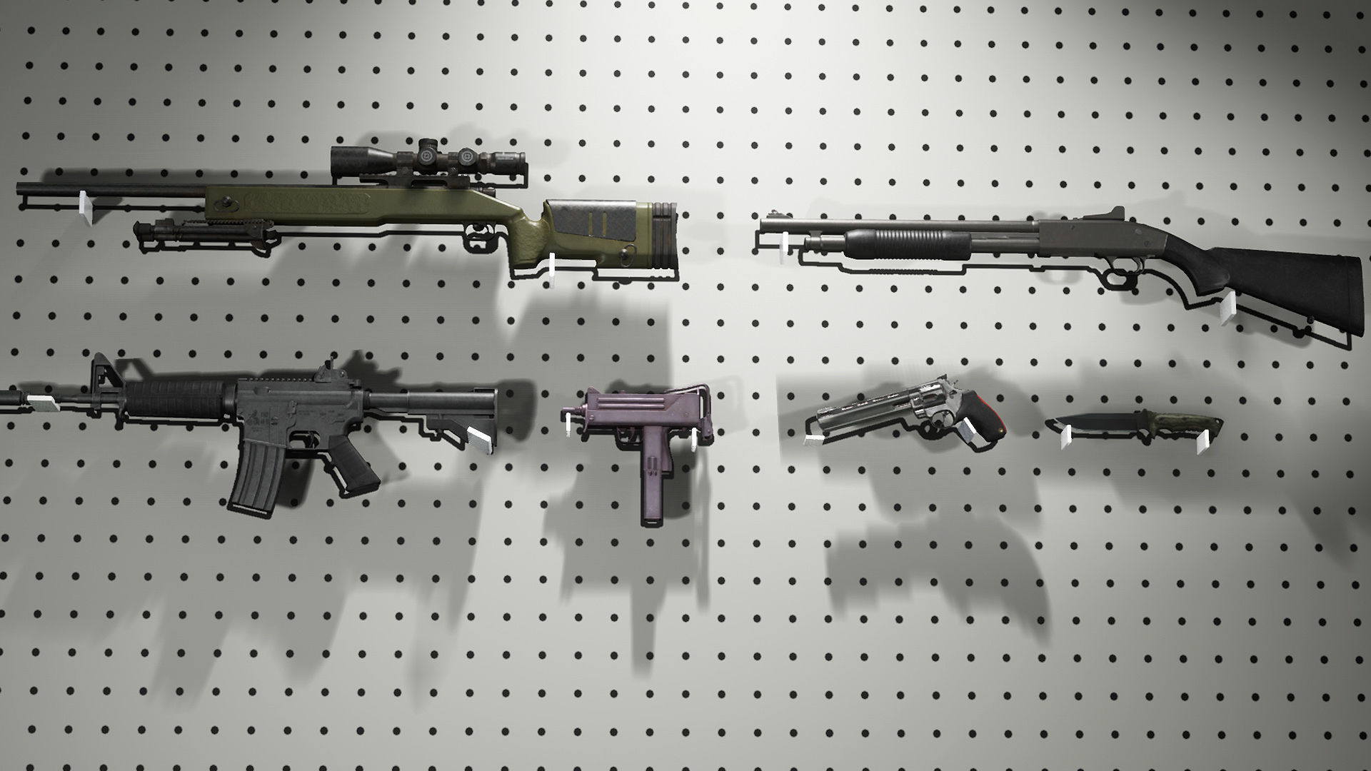 The Arsenal - 6 weapons UE4 pack Low-poly 3D model_20