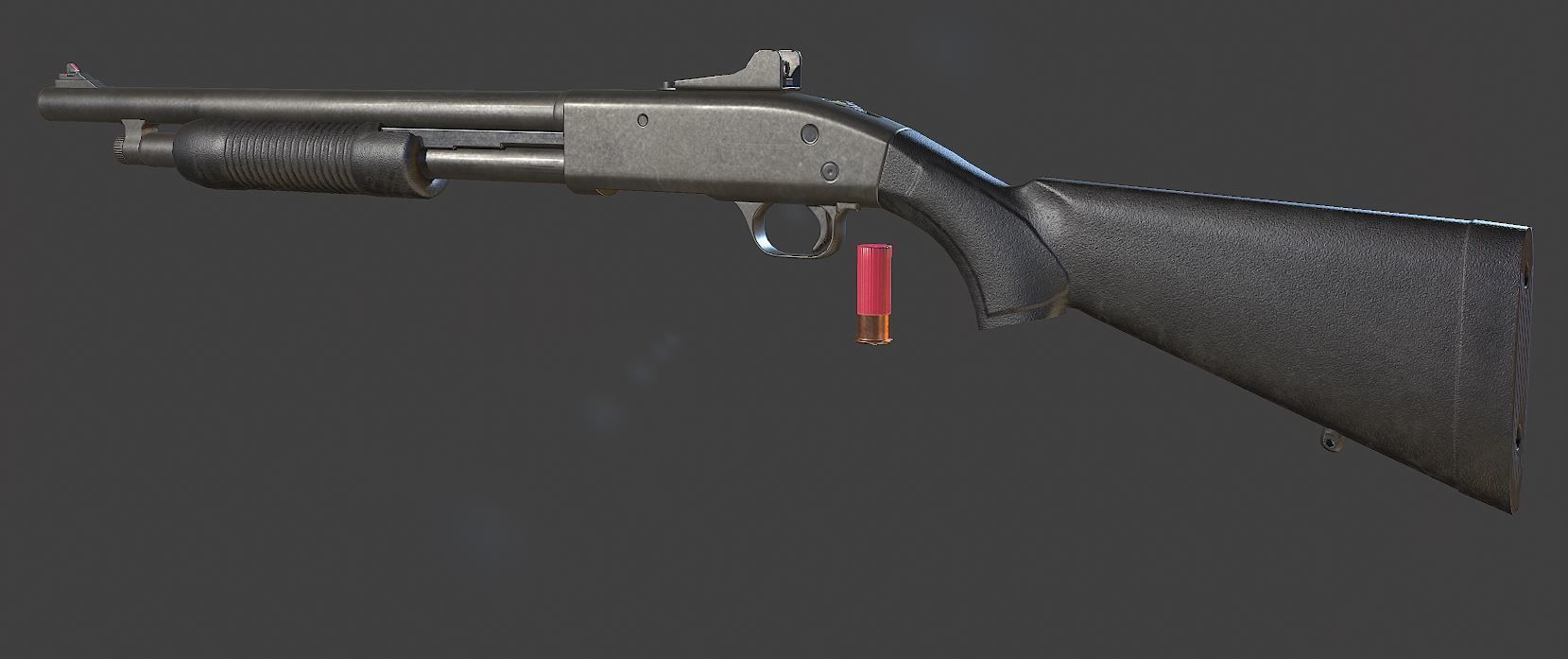 The Arsenal - 6 weapons UE4 pack Low-poly 3D model_36