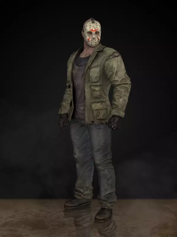 Jason Voorhees 3d Model and Rigged 3D model_0