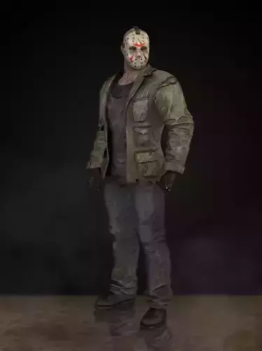Jason Voorhees 3d Model and Rigged 3D model