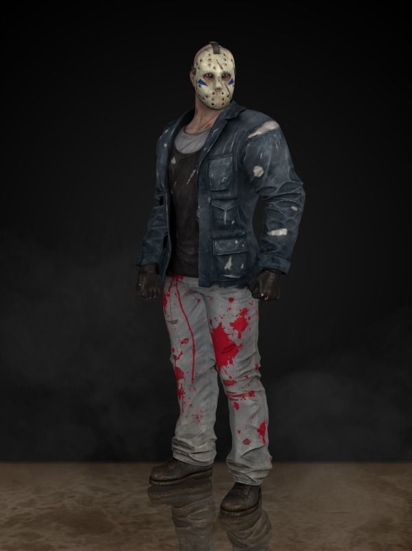 Jason Voorhees 3d Model and Rigged 3D model_1
