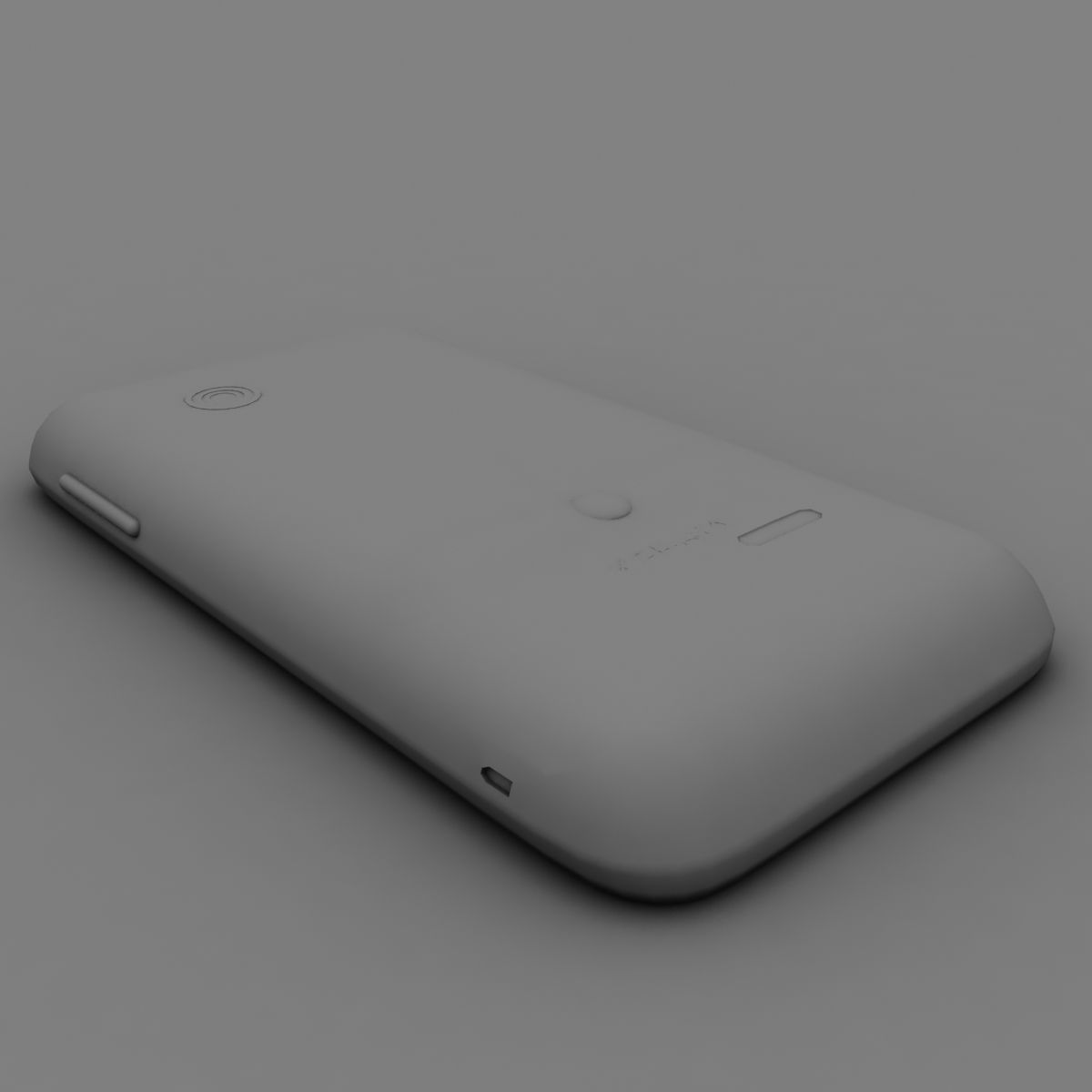 Sony Xperia Tipo blue 3D model_10