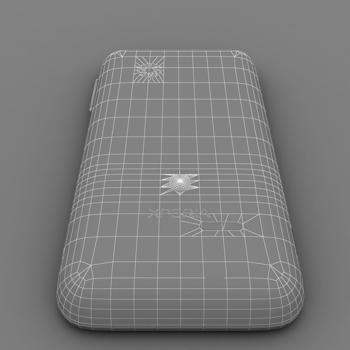 Sony Xperia Tipo blue 3D model_15