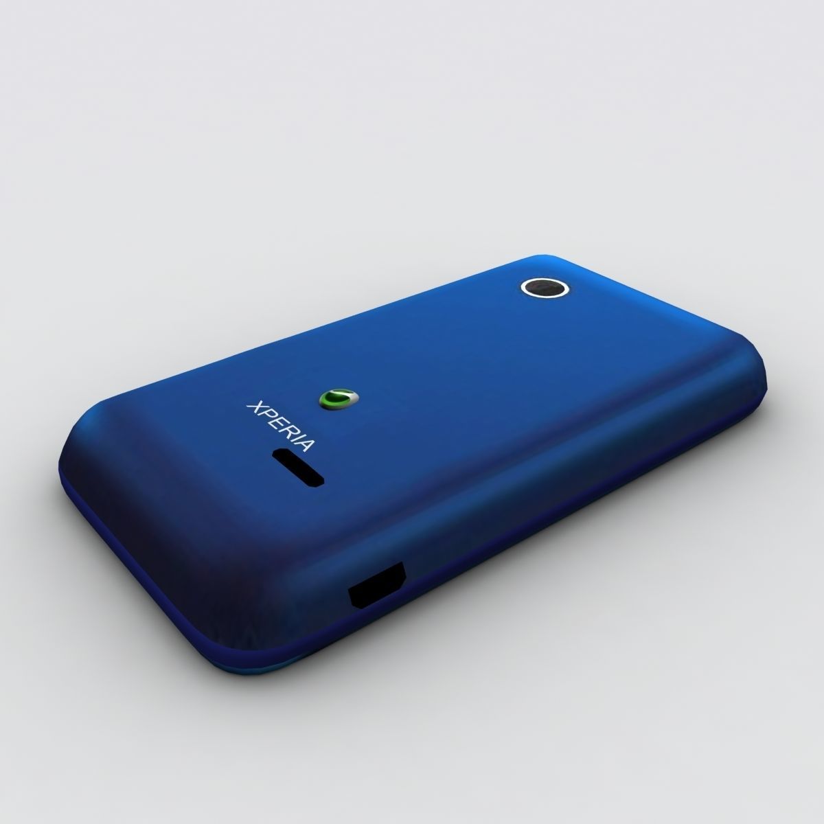 Sony Xperia Tipo blue 3D model_5