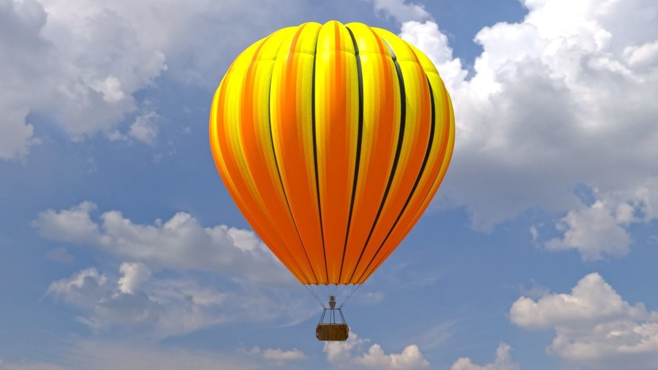 Hot Air Balloon model 3D model_5
