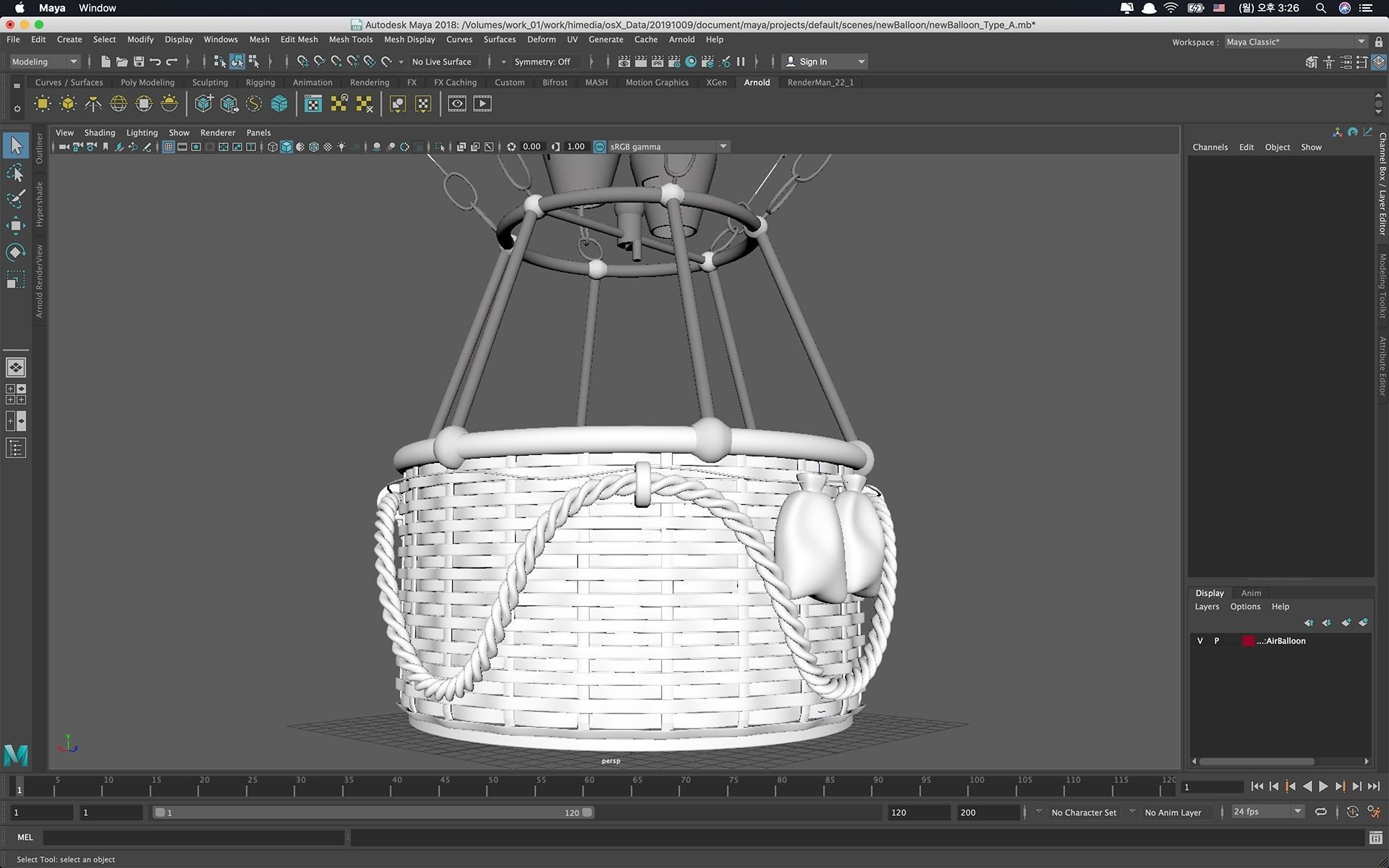 Hot Air Balloon model 3D model_11