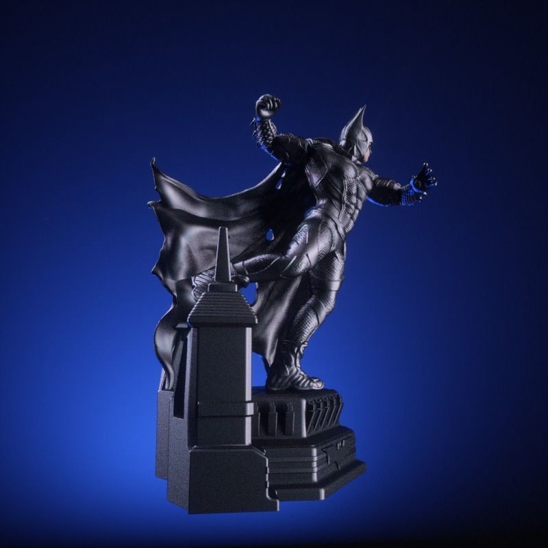 BATMAN Battle Pose 3D print model_37