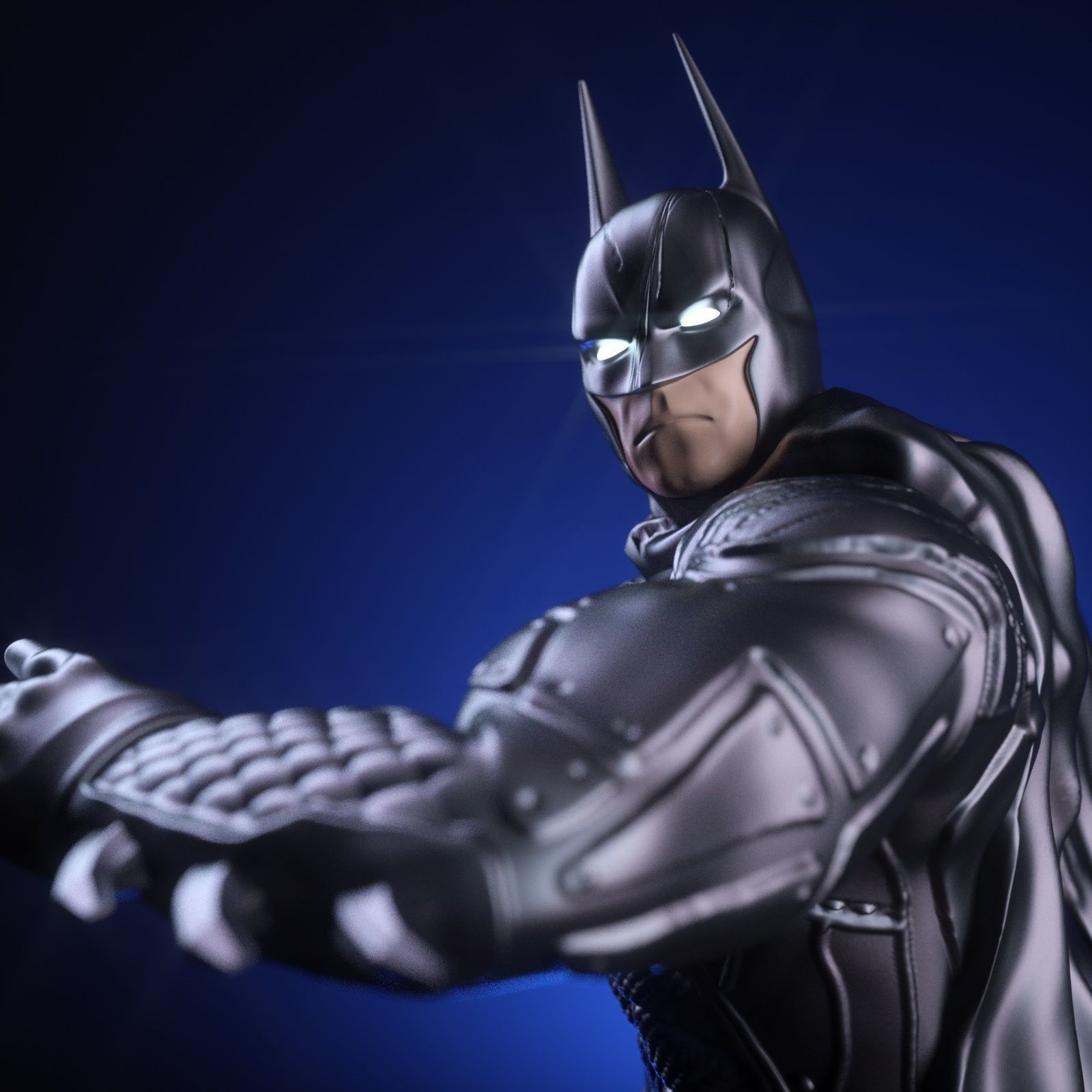 BATMAN Battle Pose 3D print model_22