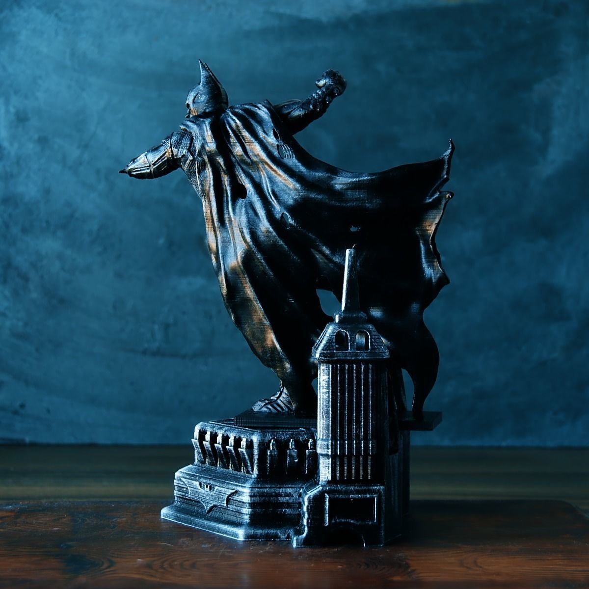 BATMAN Battle Pose 3D print model_8