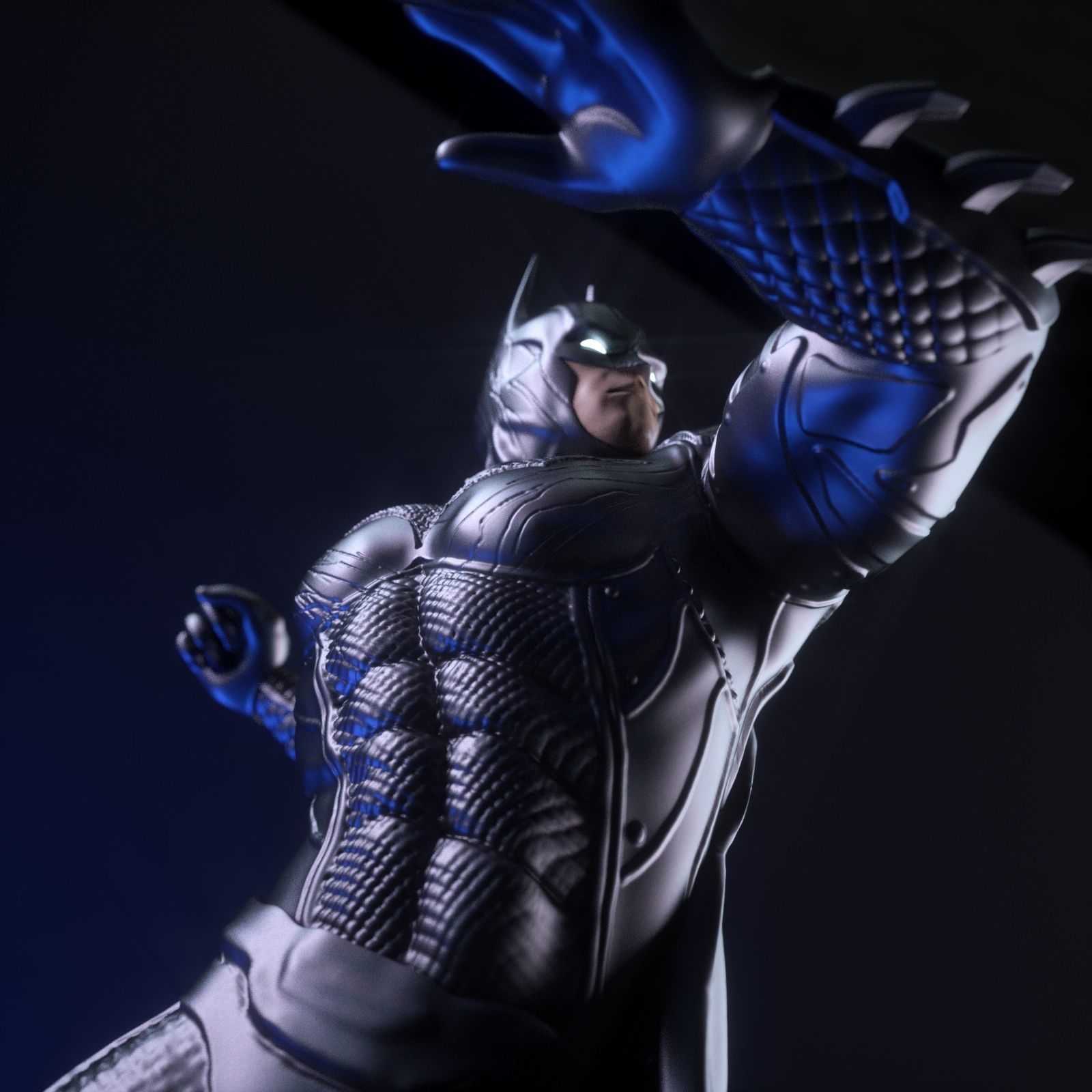 BATMAN Battle Pose 3D print model_23