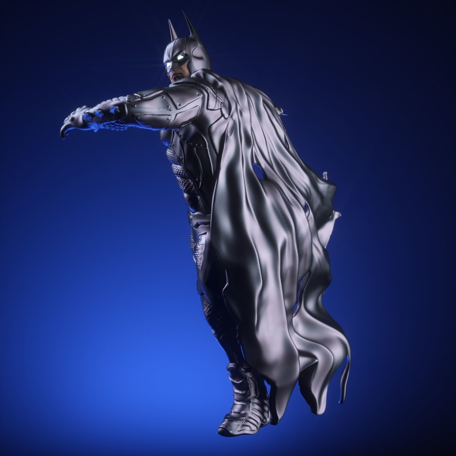 BATMAN Battle Pose 3D print model_26