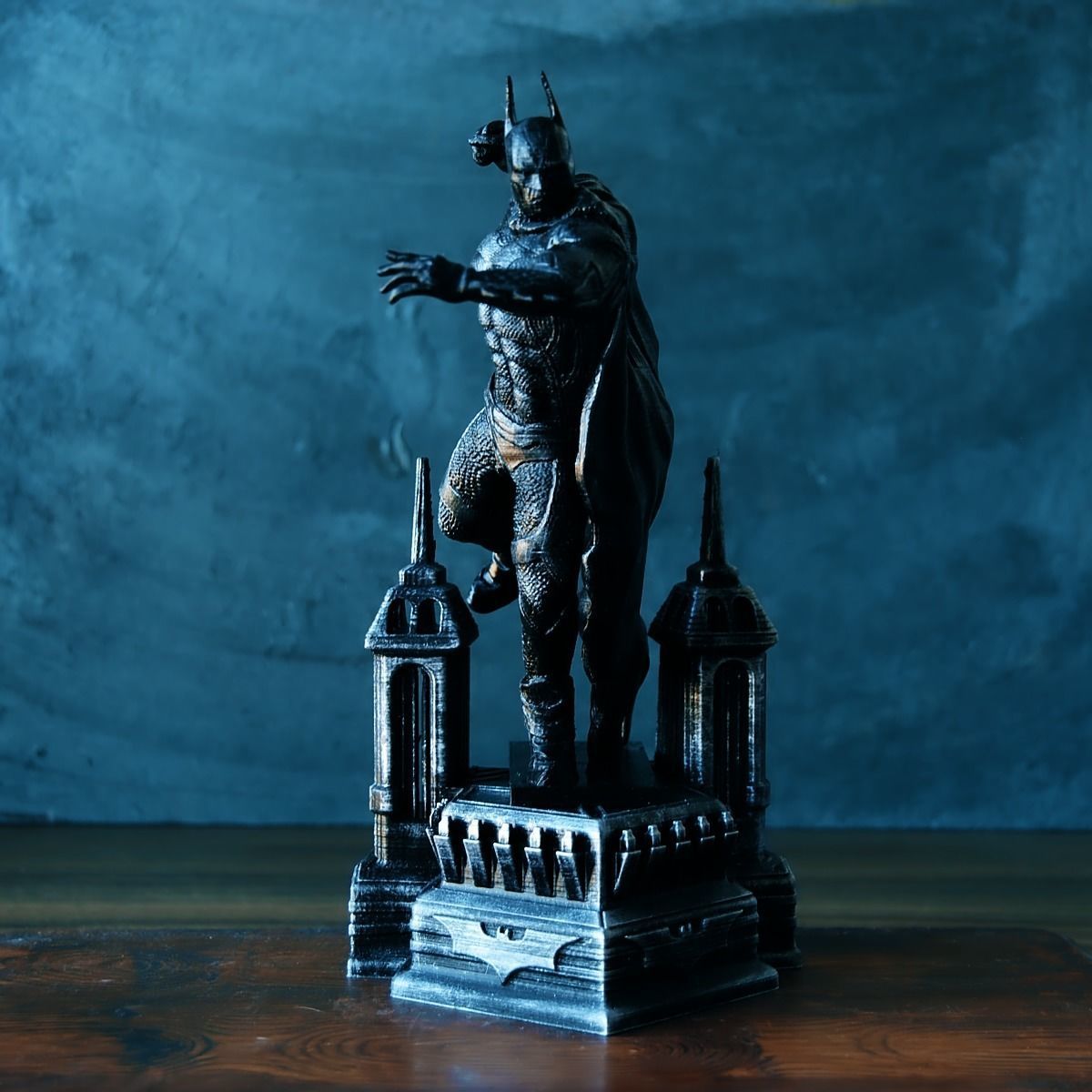 BATMAN Battle Pose 3D print model_10