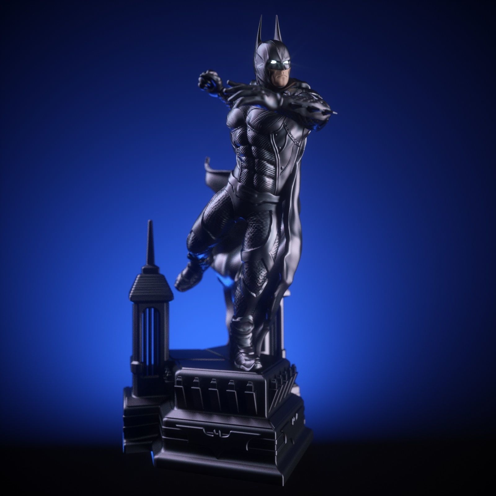 BATMAN Battle Pose 3D print model_7