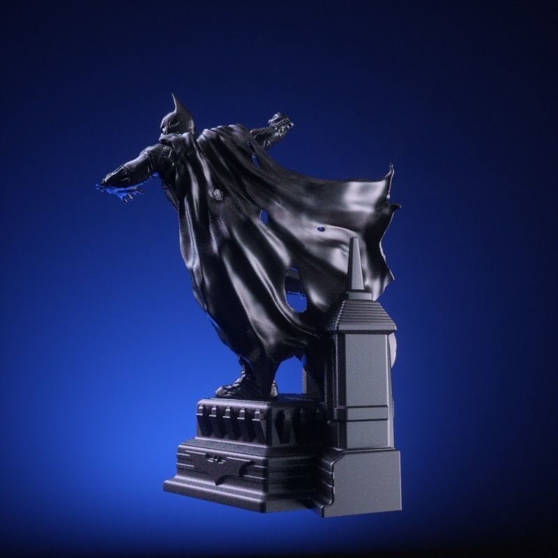 BATMAN Battle Pose 3D print model_40