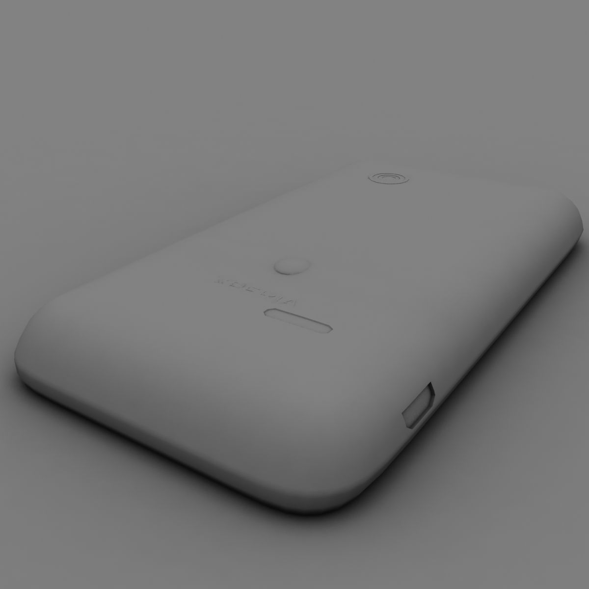 Sony Xperia Tipo Red 3D model_9