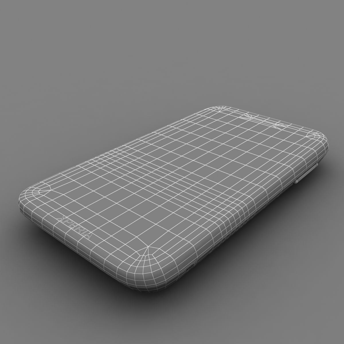 Sony Xperia Tipo Red 3D model_11