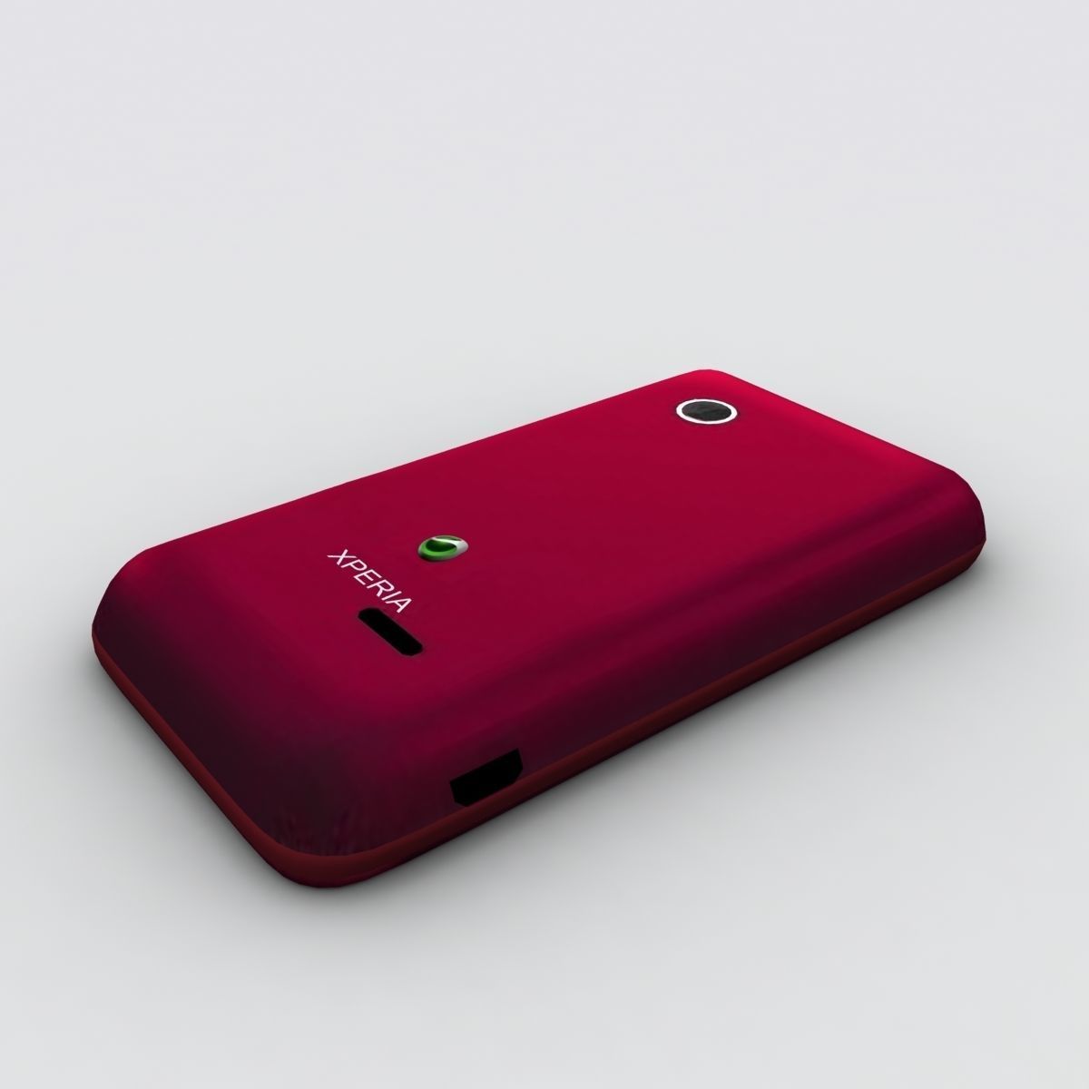 Sony Xperia Tipo Red 3D model_5