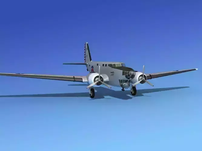 Douglas B-18A Bolo V04 3D model