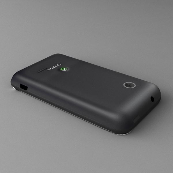 Sony Xperia tipo dual black 3D model_5