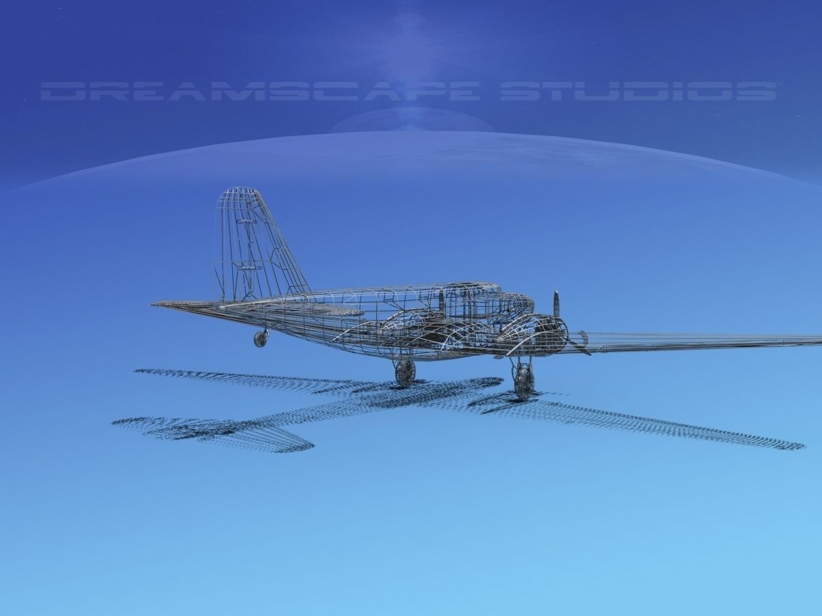 Douglas B-18A Bolo V09 3D model_12