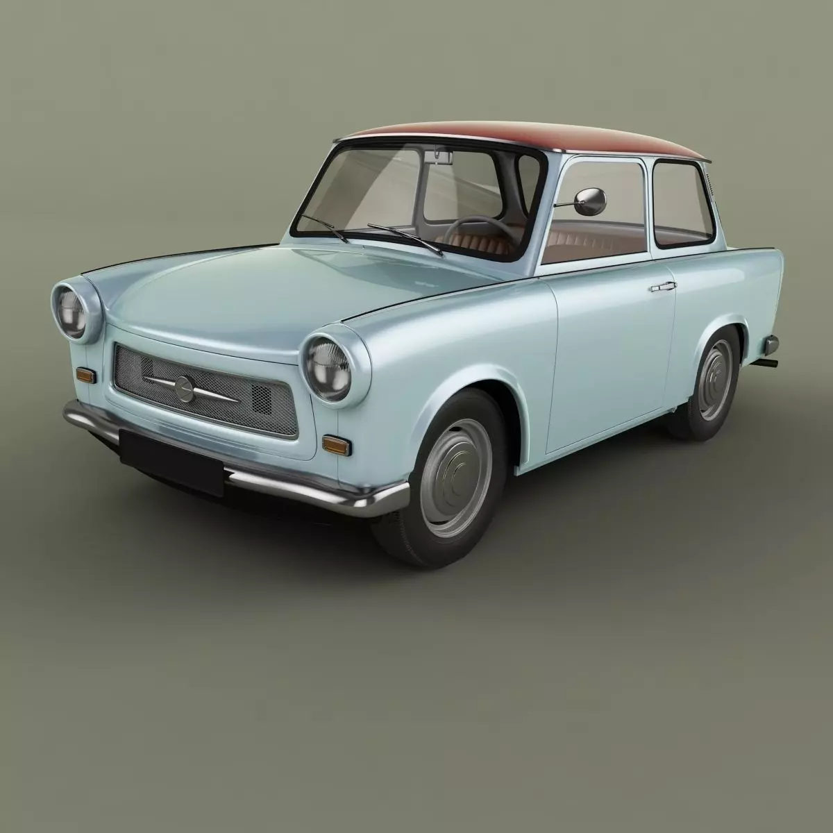 Trabant  601 3D model_0