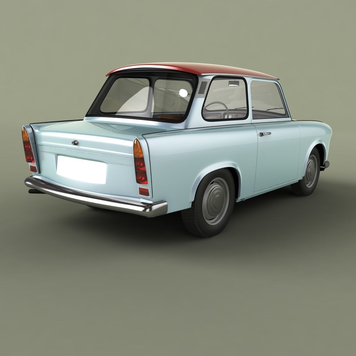 Trabant  601 3D model_2