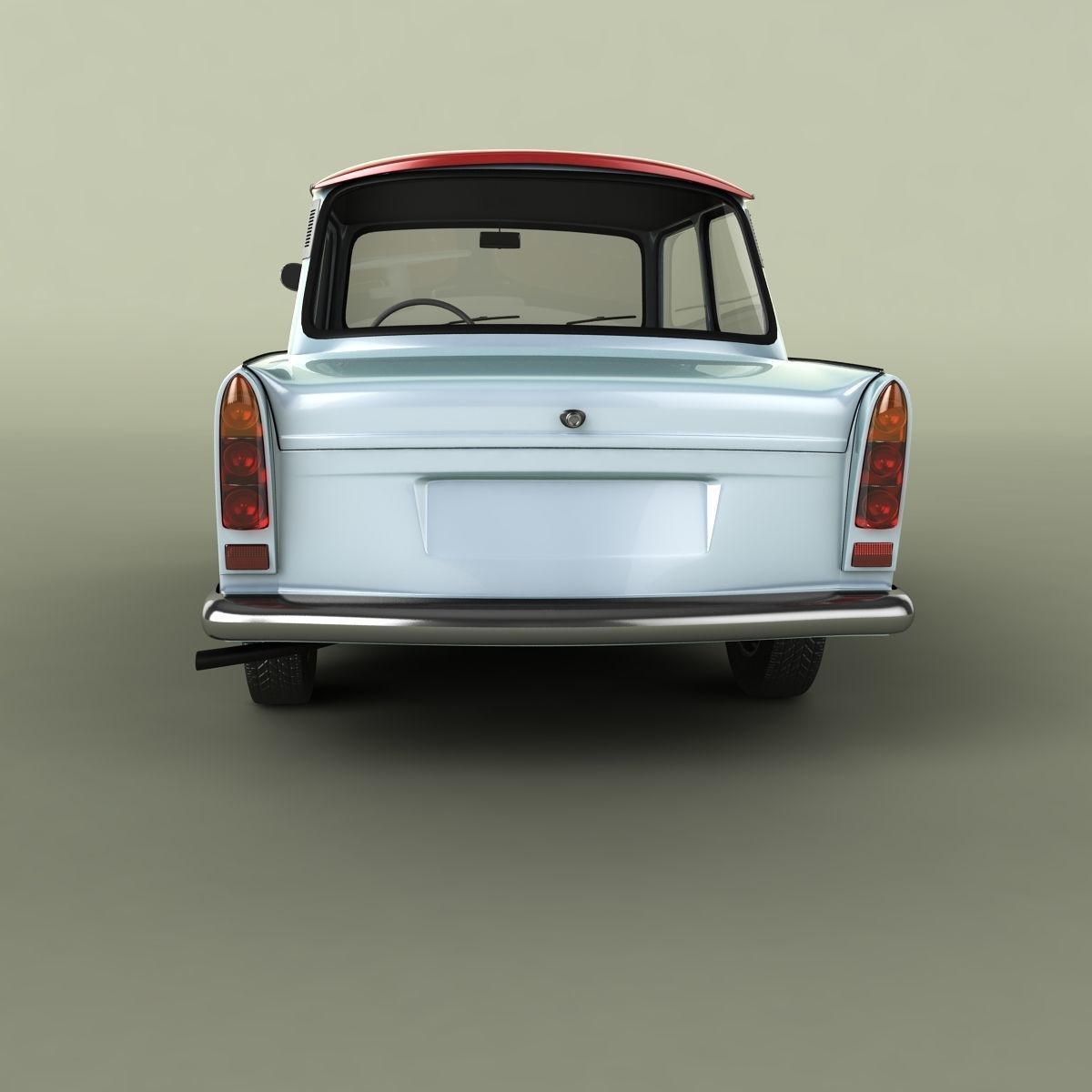 Trabant  601 3D model_3