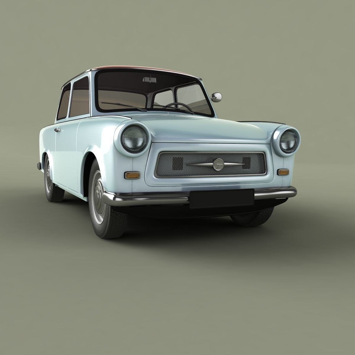 Trabant  601 3D model_9