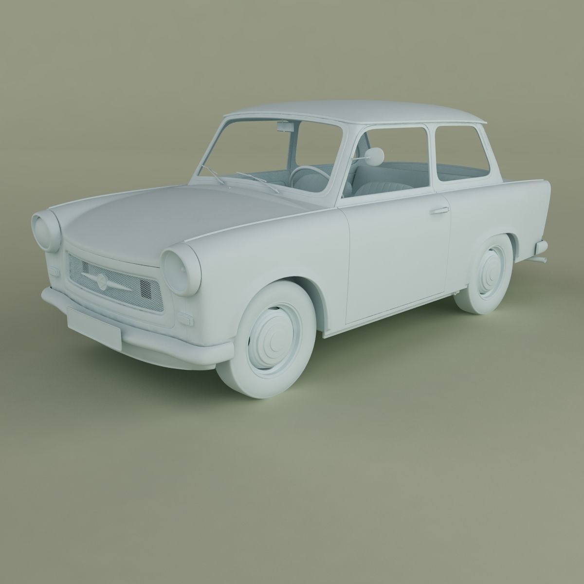 Trabant  601 3D model_12