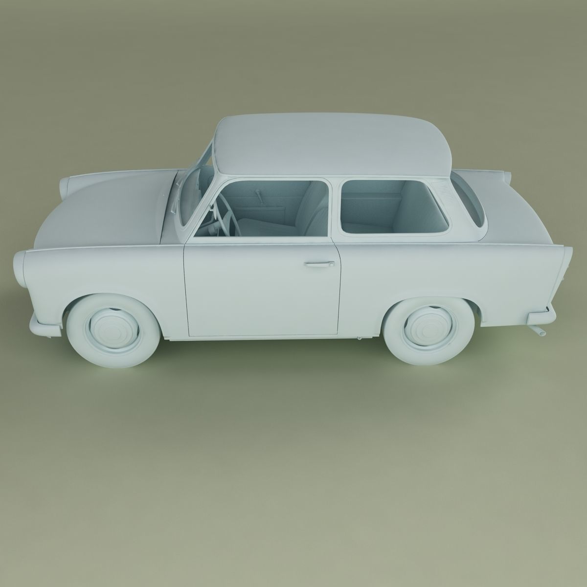 Trabant  601 3D model_10