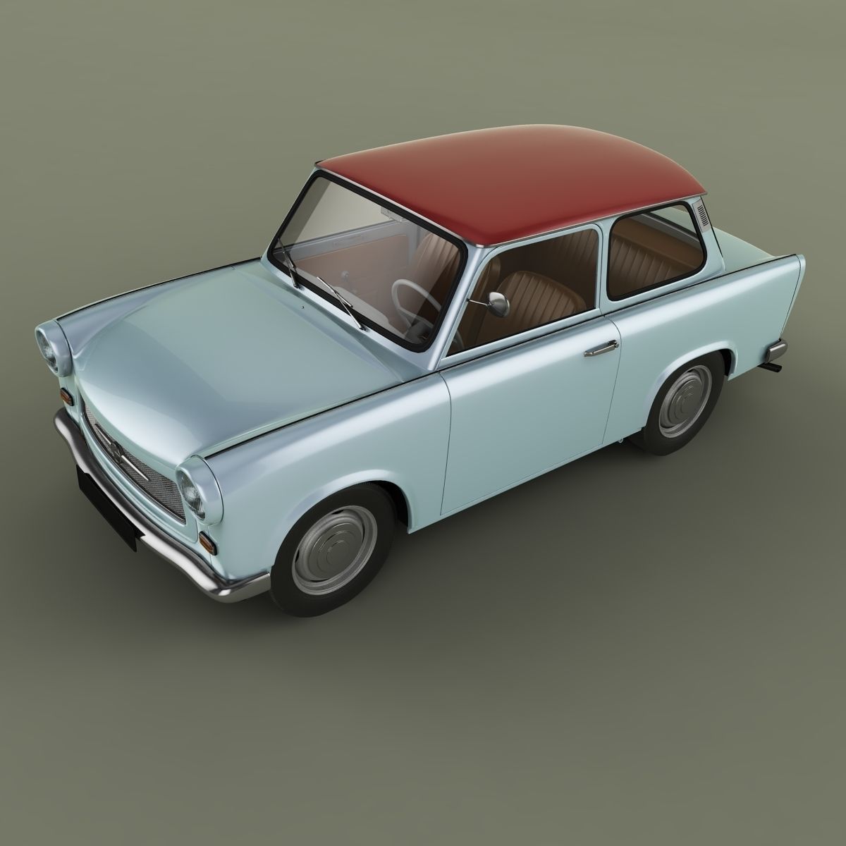 Trabant  601 3D model_5