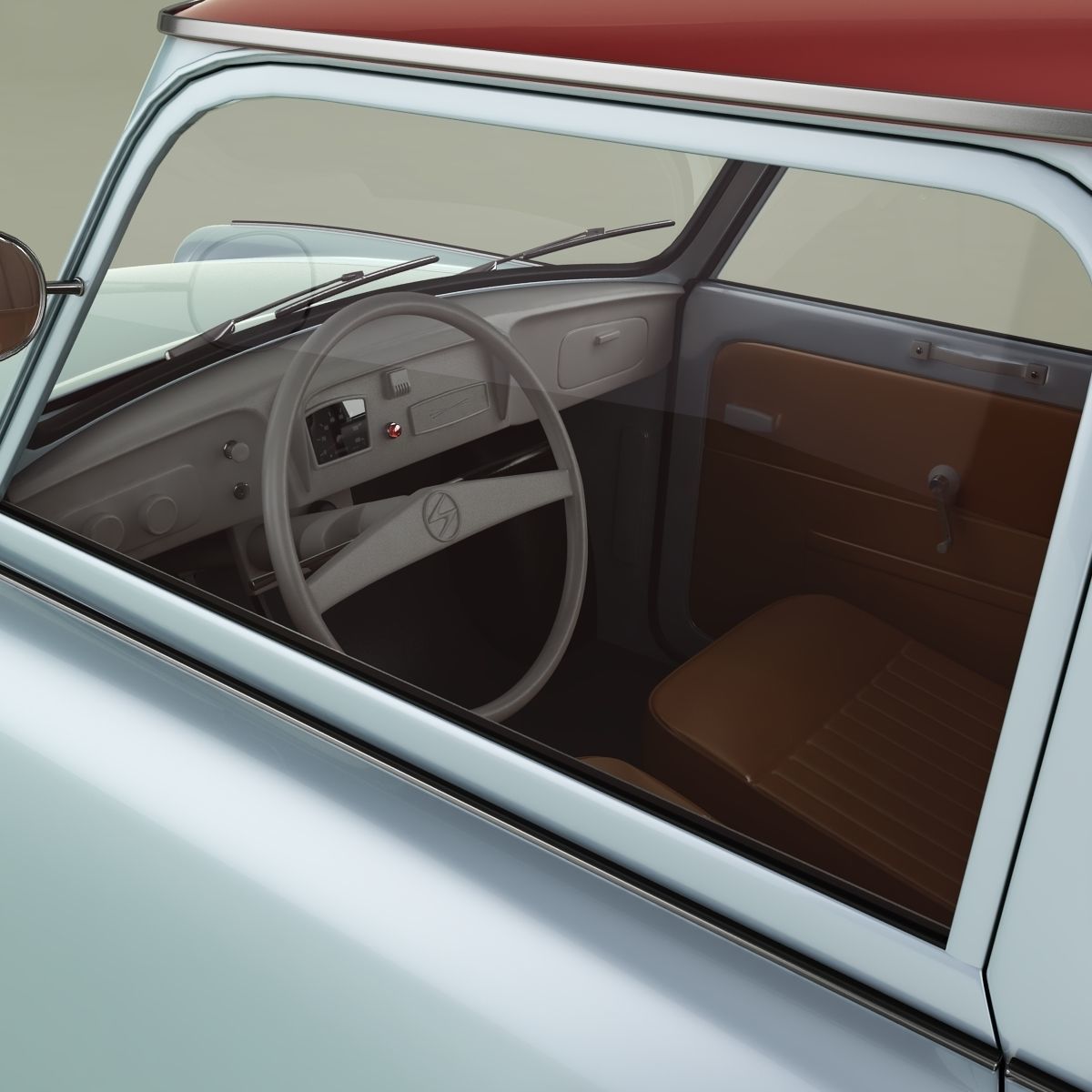 Trabant  601 3D model_8