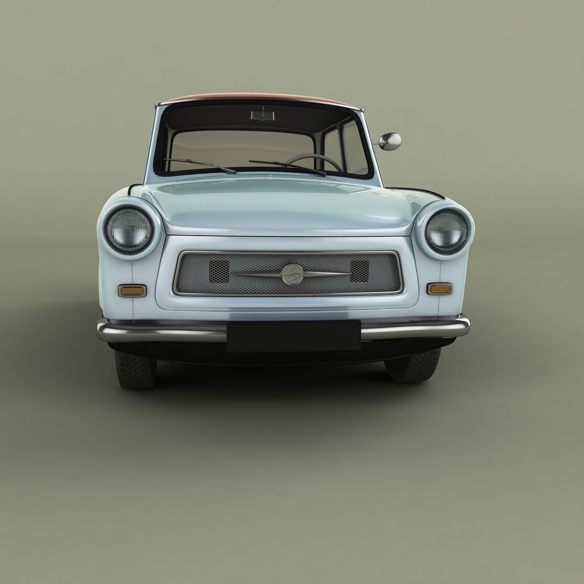 Trabant  601 3D model_4