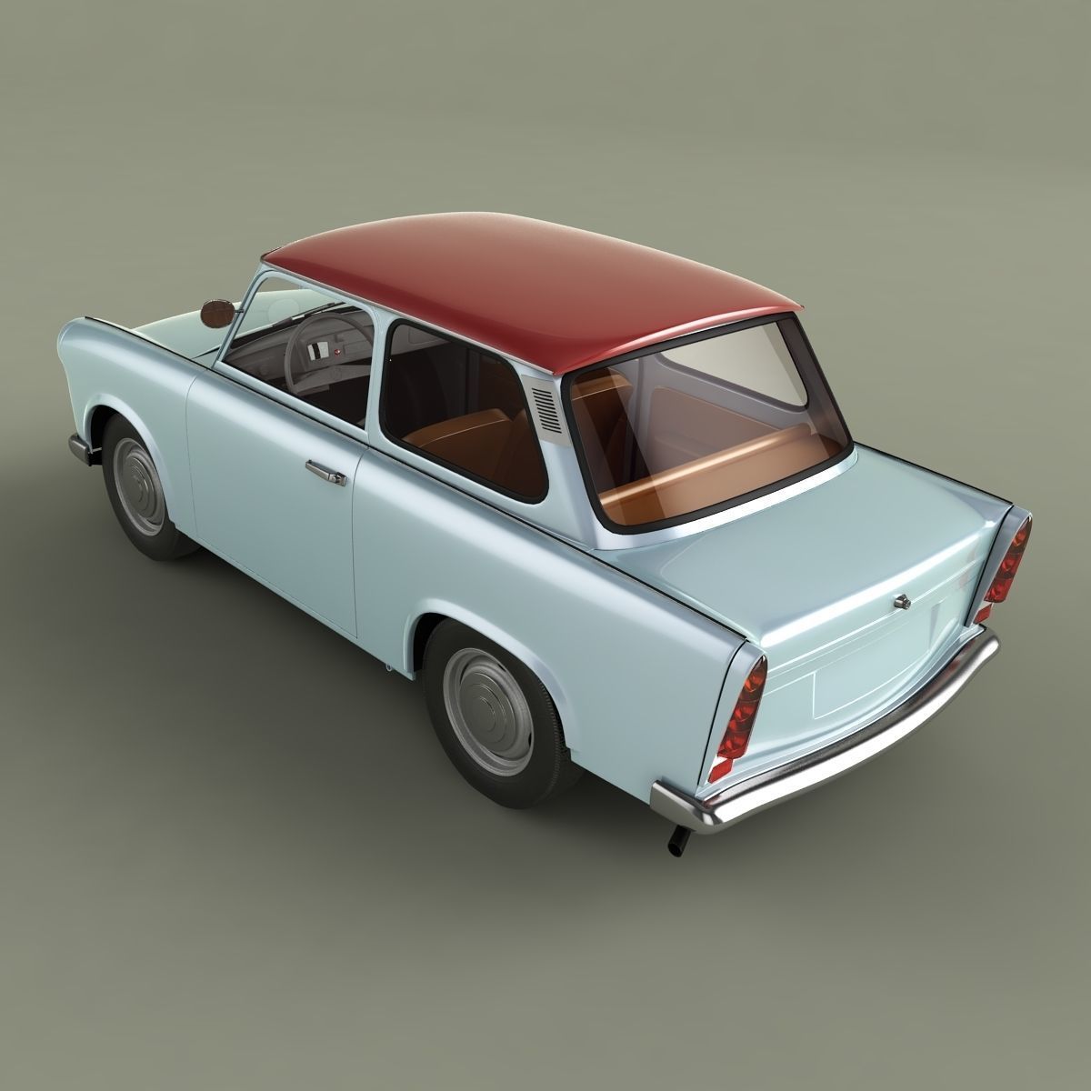 Trabant  601 3D model_7