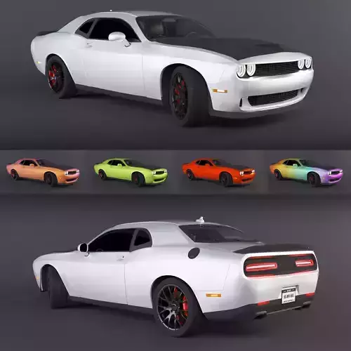 Dodge Challenger SRT Hellcat 3D model