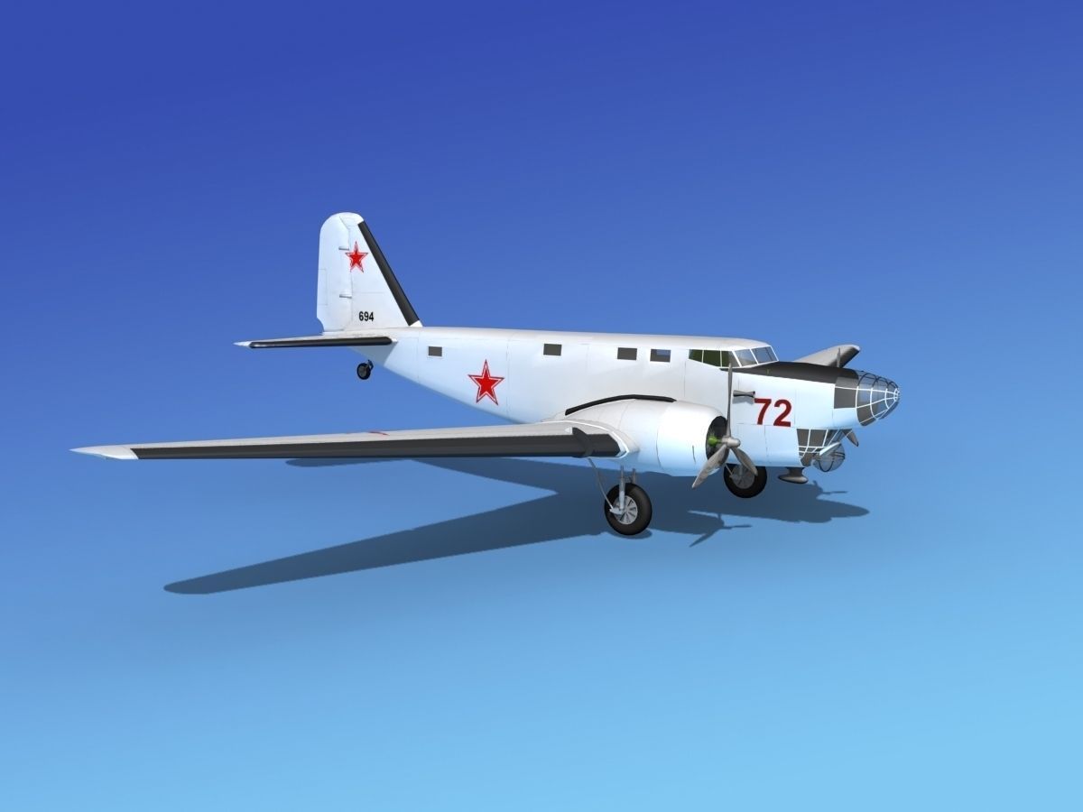 Douglas B-18A Bolo V11 3D model_5