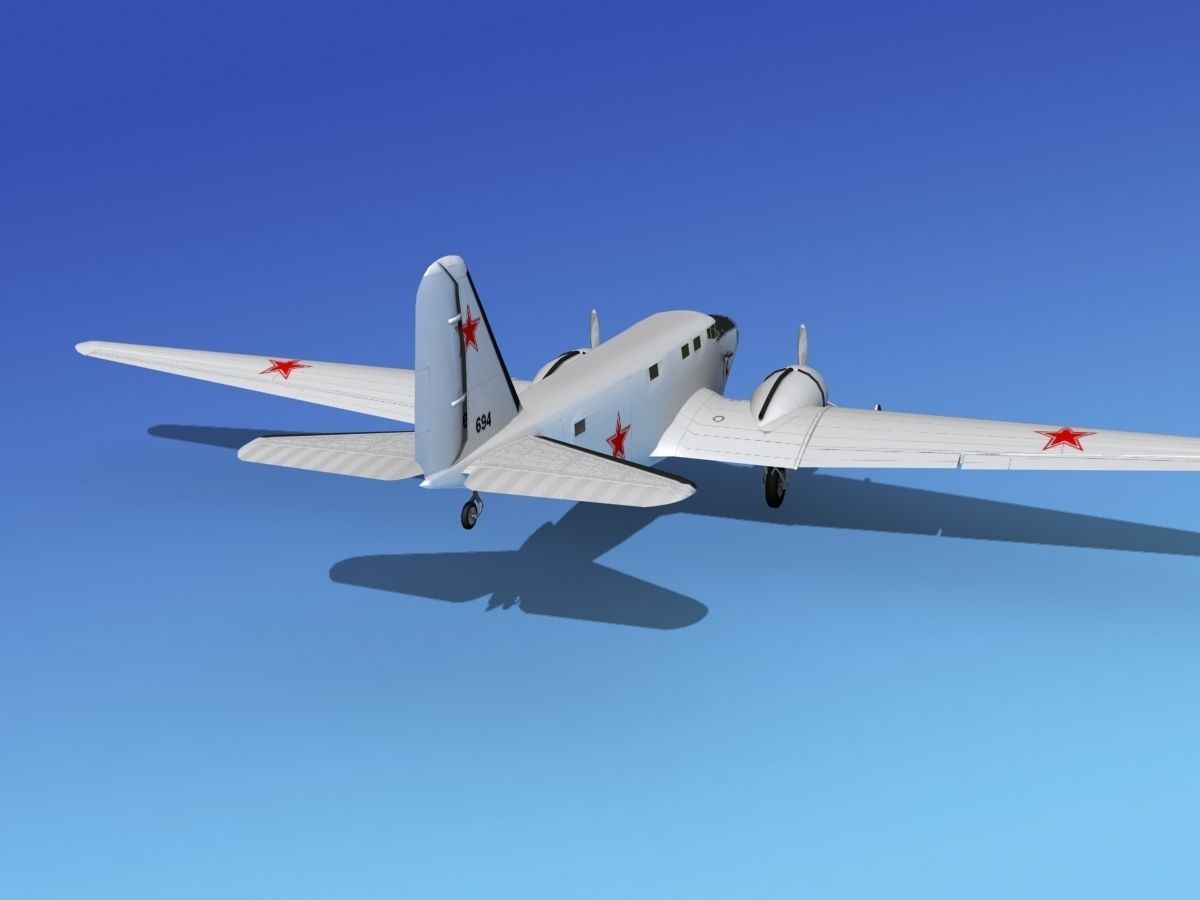 Douglas B-18A Bolo V11 3D model_8