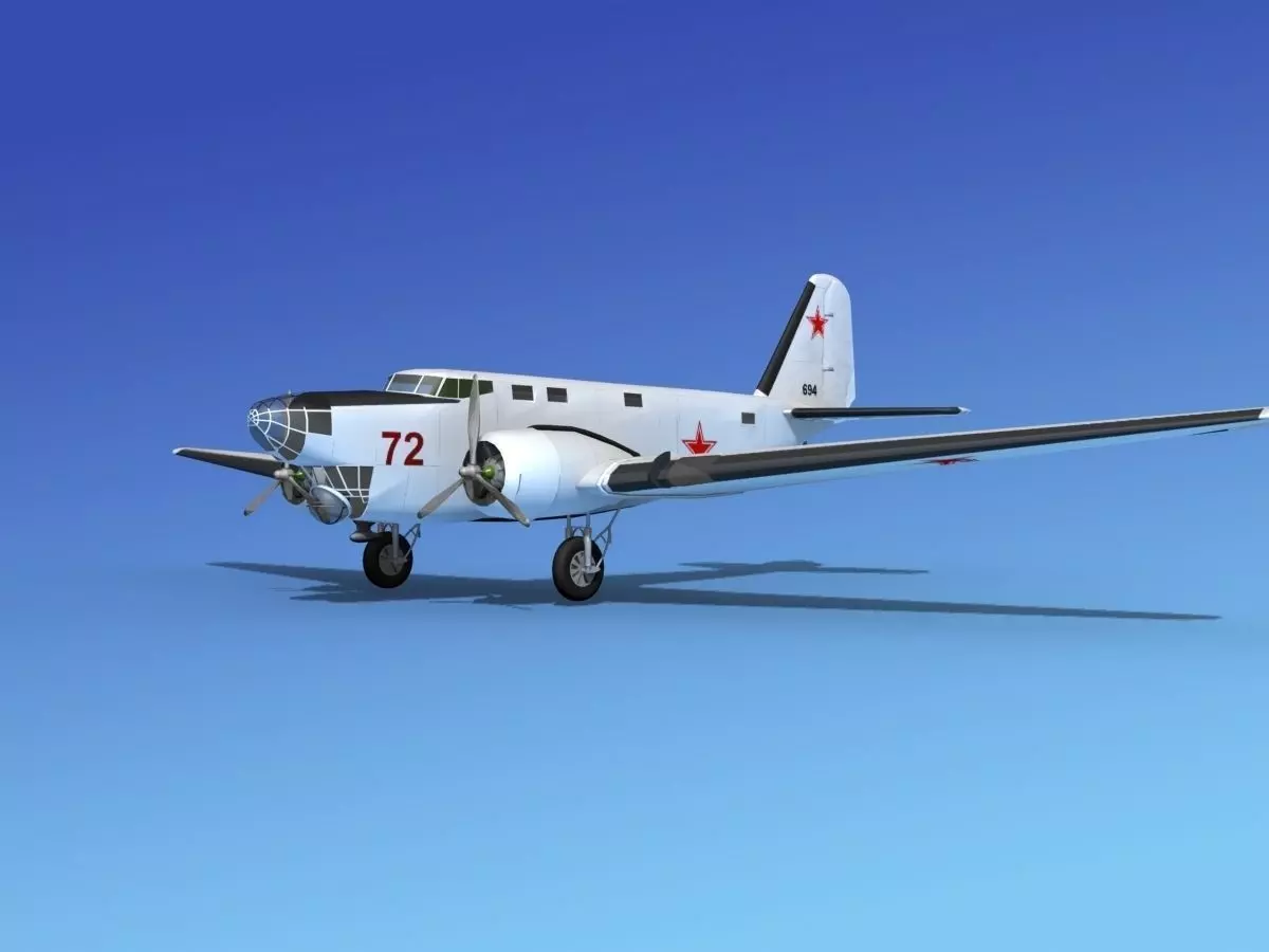 Douglas B-18A Bolo V11 3D model_0