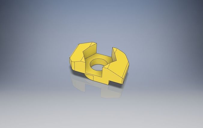 T-Nut Slot 6 Adapter to Hexagon Nut M3 3D print model