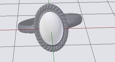 3D Ring Low-poly 3D model_3