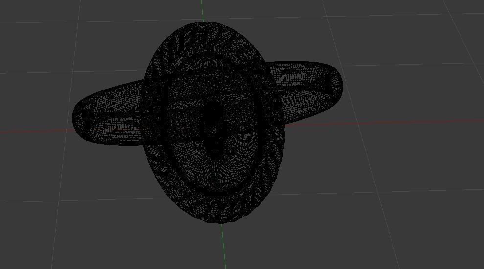 3D Ring Low-poly 3D model_5