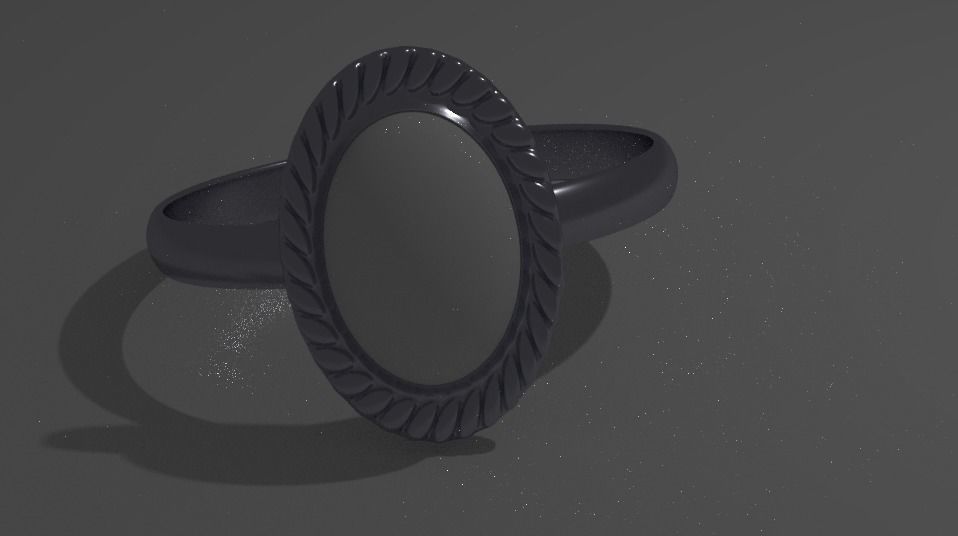 3D Ring Low-poly 3D model_2