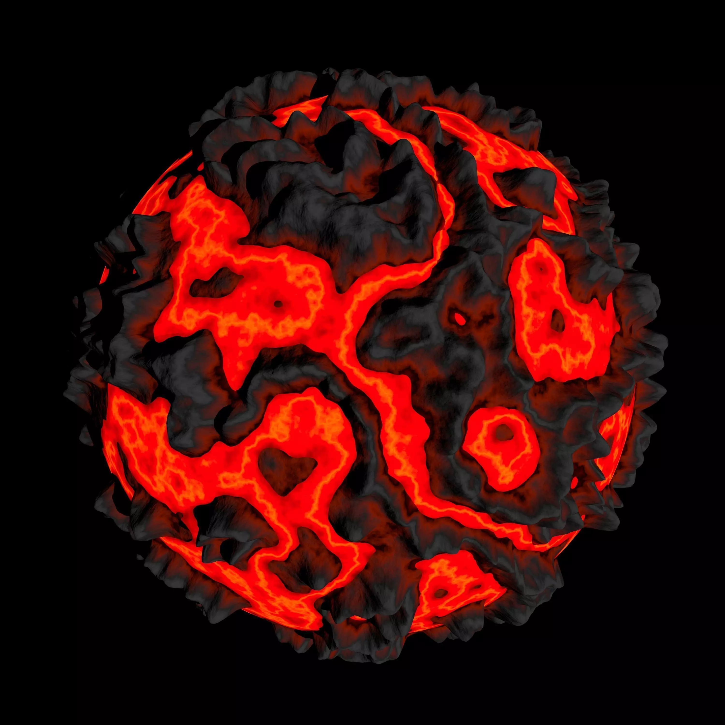 Lava Planet 3 3D model_0