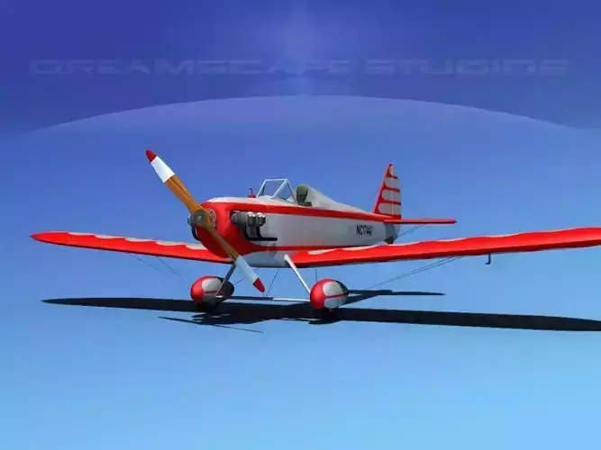 Flybaby biplane 3D model