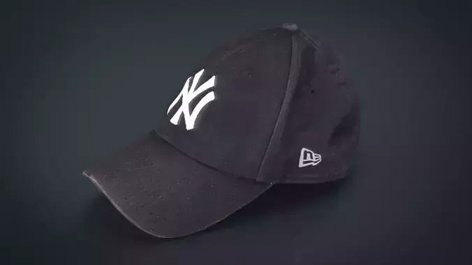 Baseball Cap 2 Low-poly 3D model