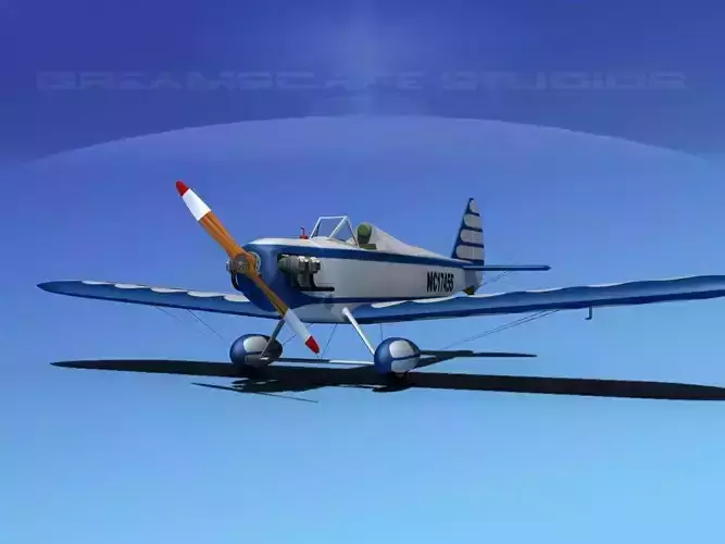 Flybaby biplane 3D model