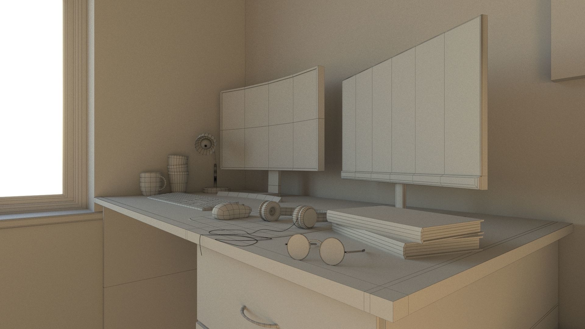 Teenagers Bedroom Free 3D model_2